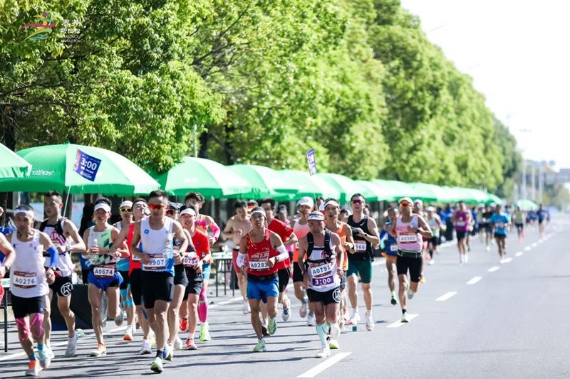 揚子江龍鳳堂冠名2024泰州馬拉松賽,2萬人燃情開跑